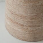 Abigail Travertine Finish Concrete Dining Table