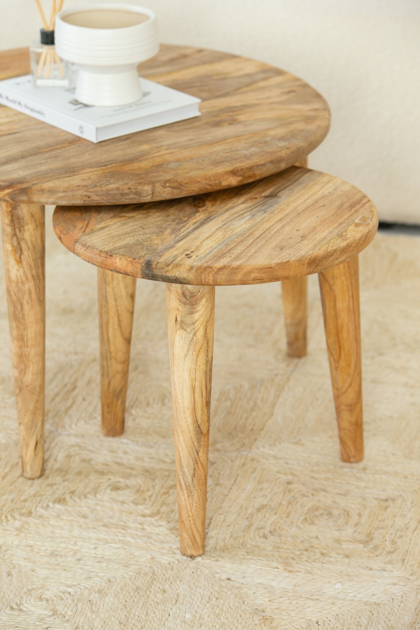 Nuala Nesting Wooden Coffee Table Set - Image 2