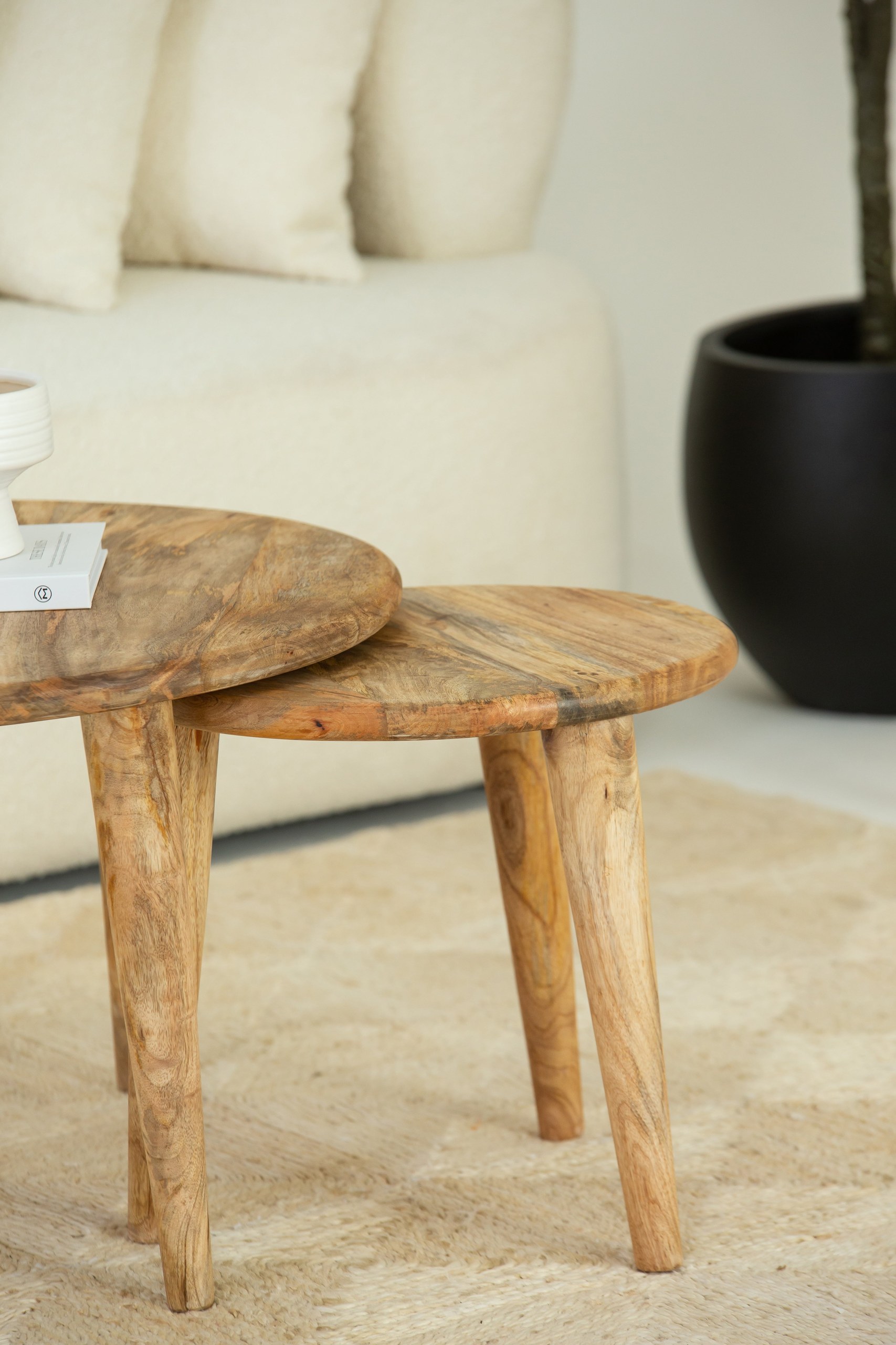 Nuala Nesting Wooden Coffee Table Set - Image 5