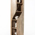 Fiada Corner Wooden Display Shelf