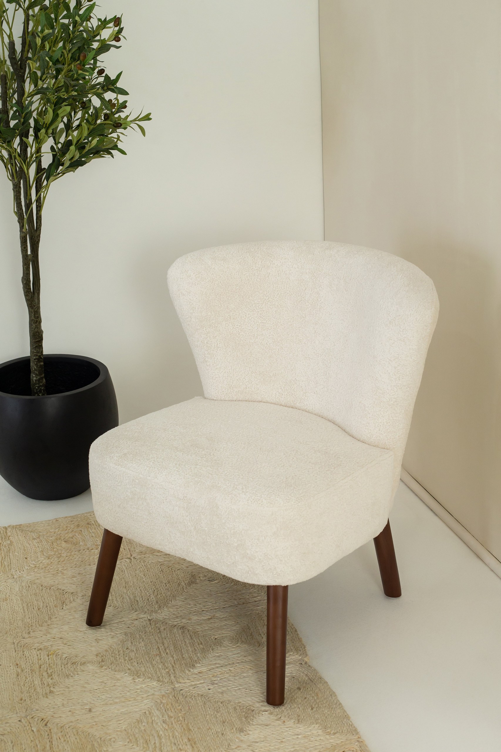 Jane Boucle Lounge Chair - Image 4