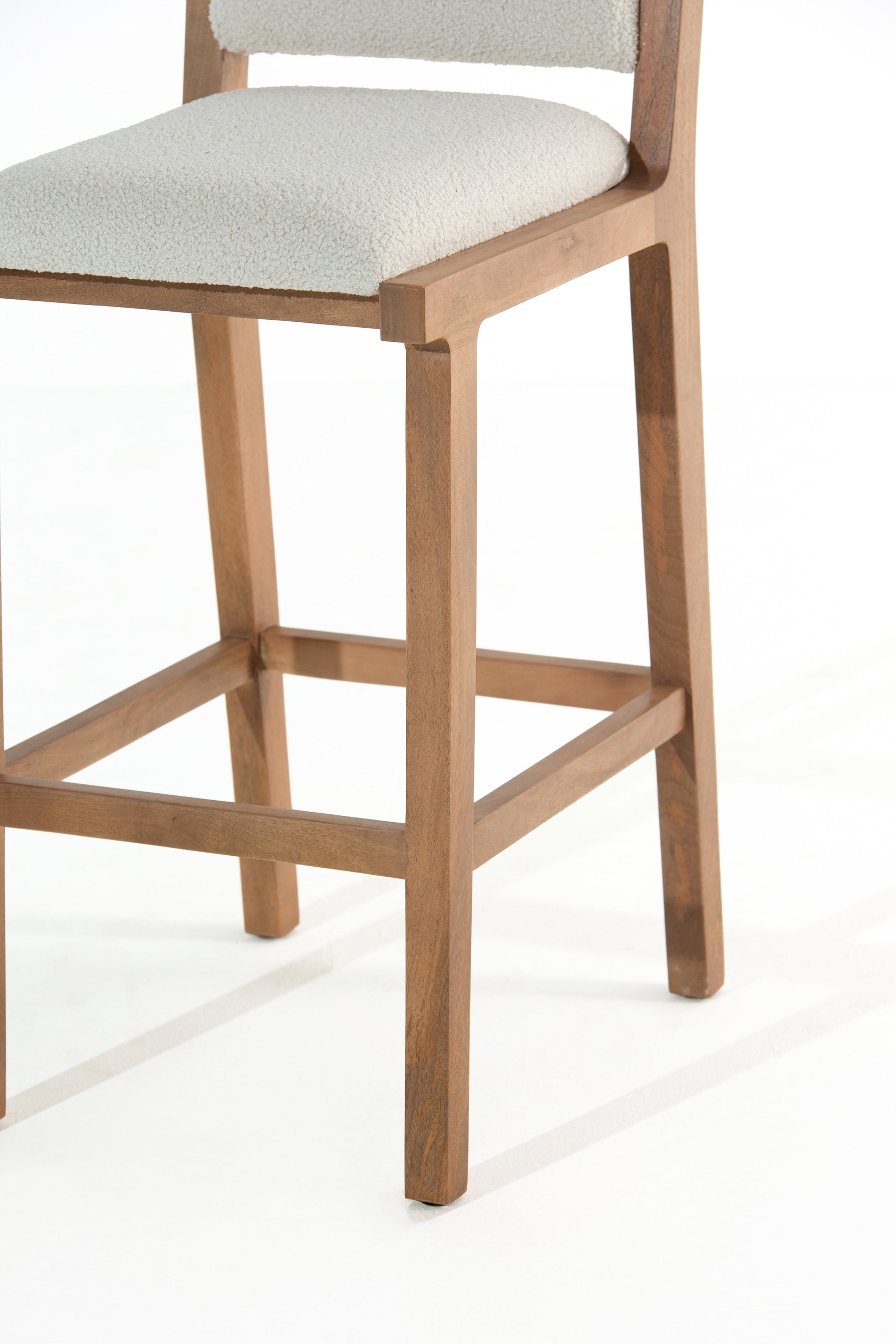 Josefine Wooden Bar Stool - Image 3
