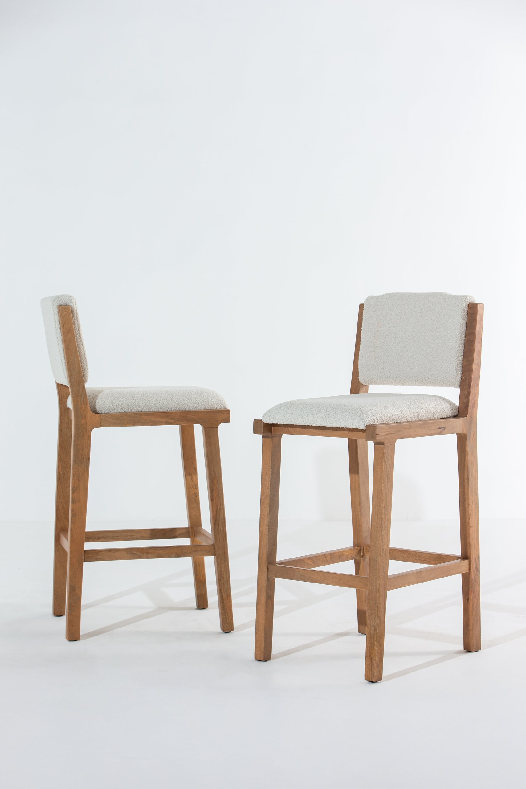 Josefine Wooden Bar Stool - Image 8
