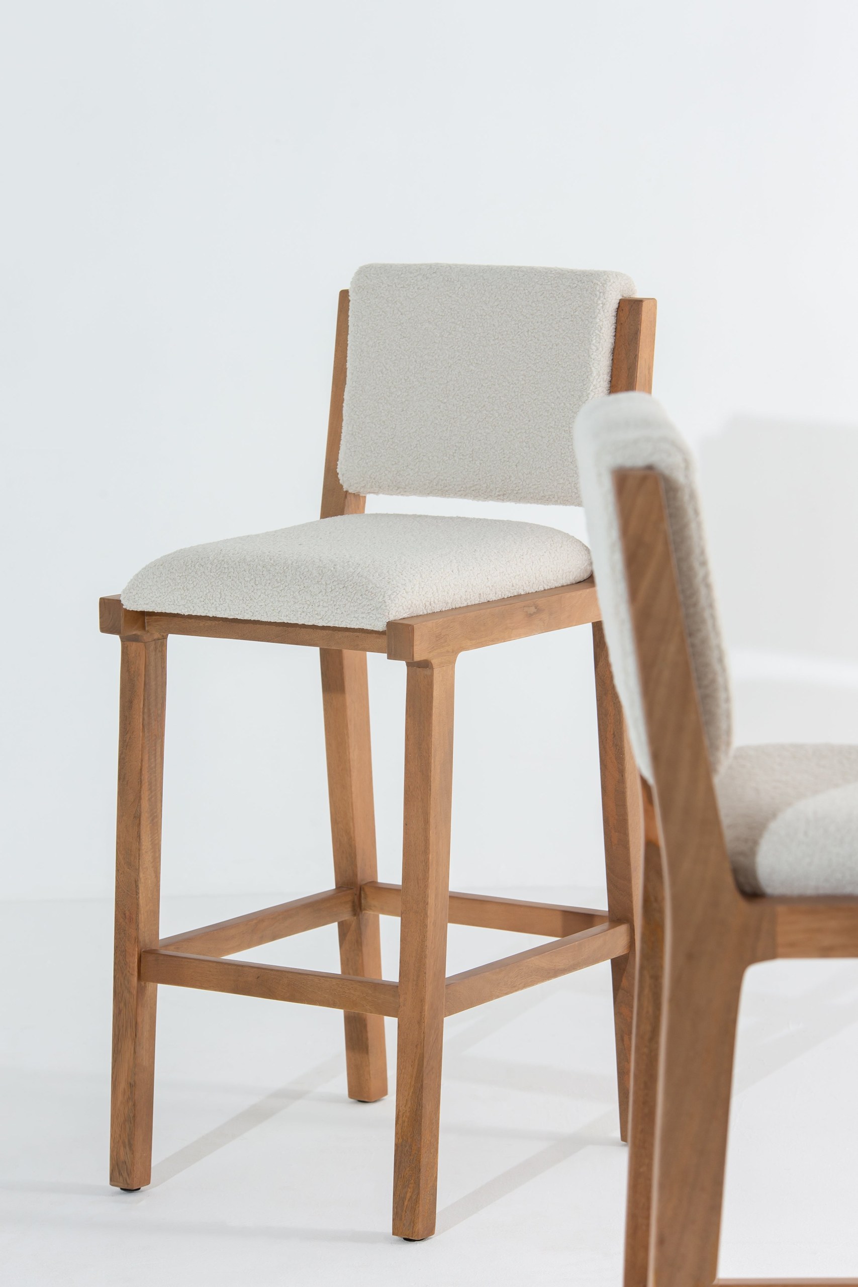 Josefine Wooden Bar Stool - Image 10