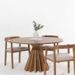 Karla Wooden Round Dining Table