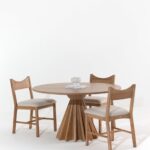Karla Wooden Round Dining Table