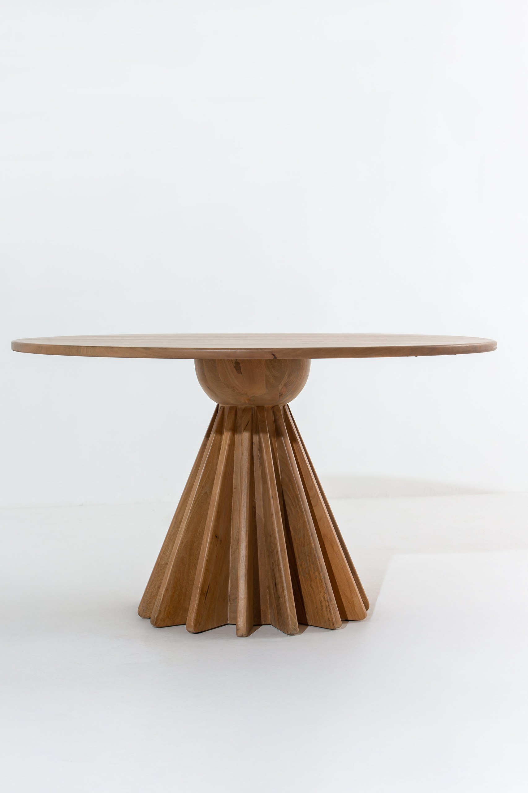 Karla Wooden Round Dining Table - Image 9