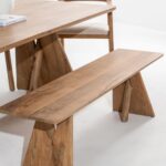 Zandria Wooden Bench