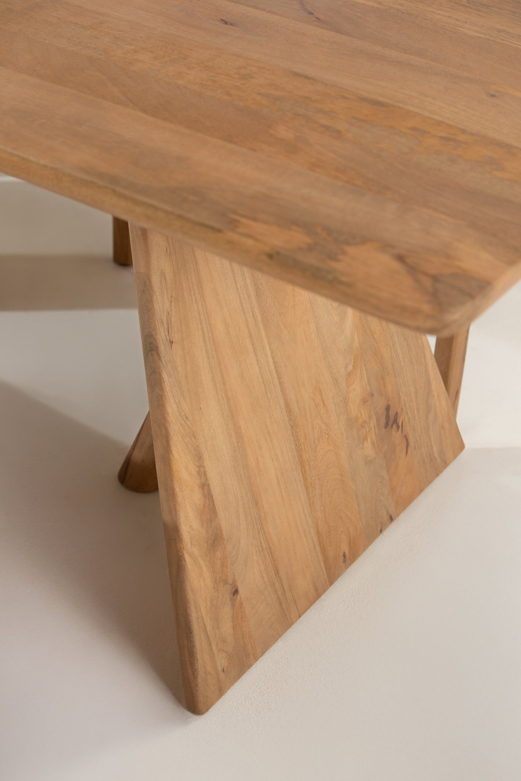 Zandria Wooden Dining Table - Image 5