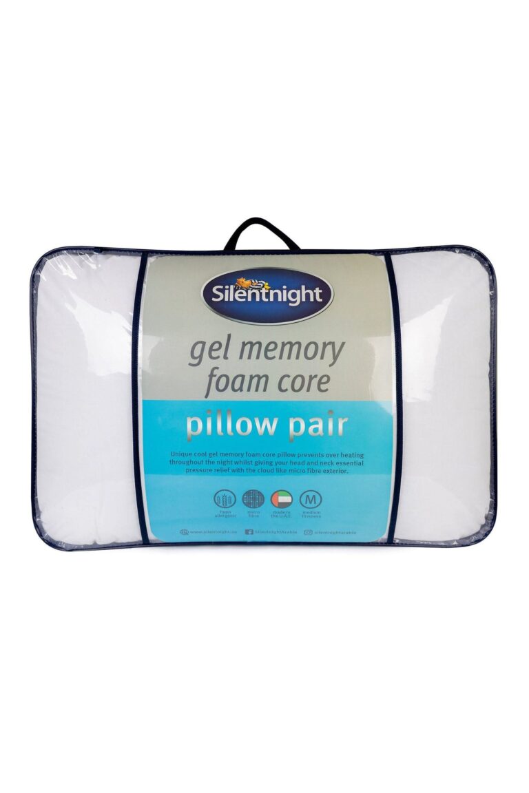 Silentnight Gel Memory Foam Core Pillow Pair