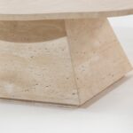 Solail Beige Travertine Coffee Table