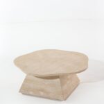 Solail Beige Travertine Coffee Table