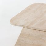 Kailah Beige Travertine Coffee Table