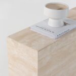 Annalyn Beige Travertine Console Table