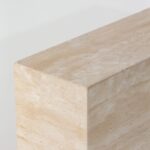 Annalyn Beige Travertine Console Table