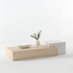 Camelia Beige Travertine Coffee Table