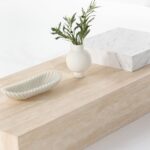 Camelia Beige Travertine Coffee Table