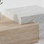 Camelia Beige Travertine Coffee Table