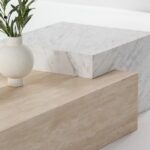 Camelia Beige Travertine Coffee Table