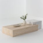 Camelia Beige Travertine Coffee Table