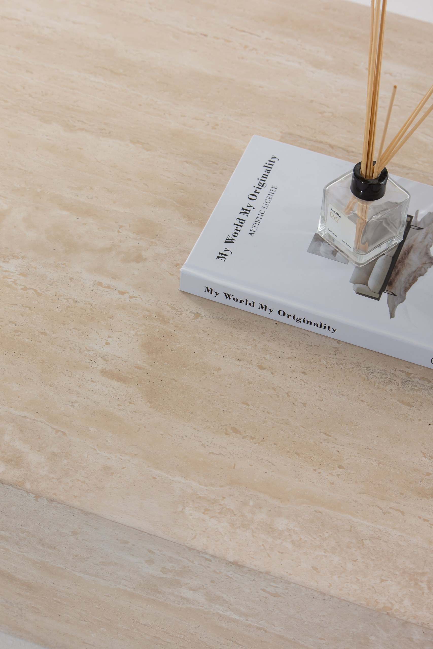 Felicity Travertine Coffee Table - Image 2