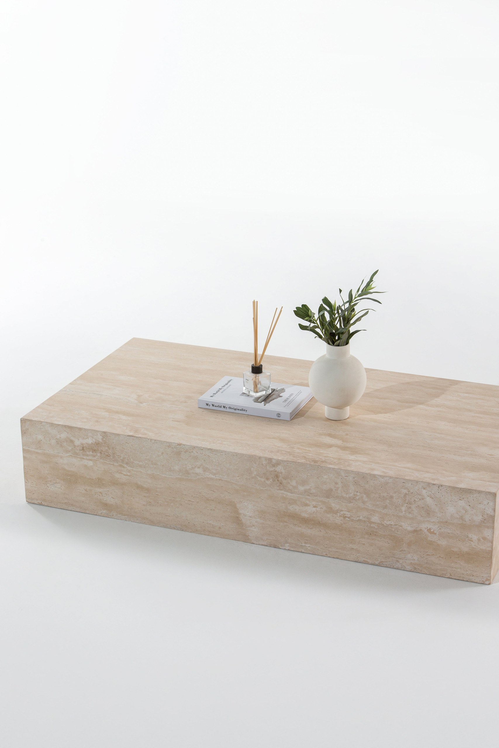 Felicity Travertine Coffee Table - Image 4
