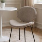 Brinley Greige Boucle Dining Chair