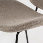 Brinley Greige Boucle Dining Chair