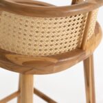 Nolina Wooden Bar Stool