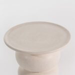 Ambre Off White Concrete Side table