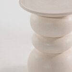 Ambre Off White Concrete Side table