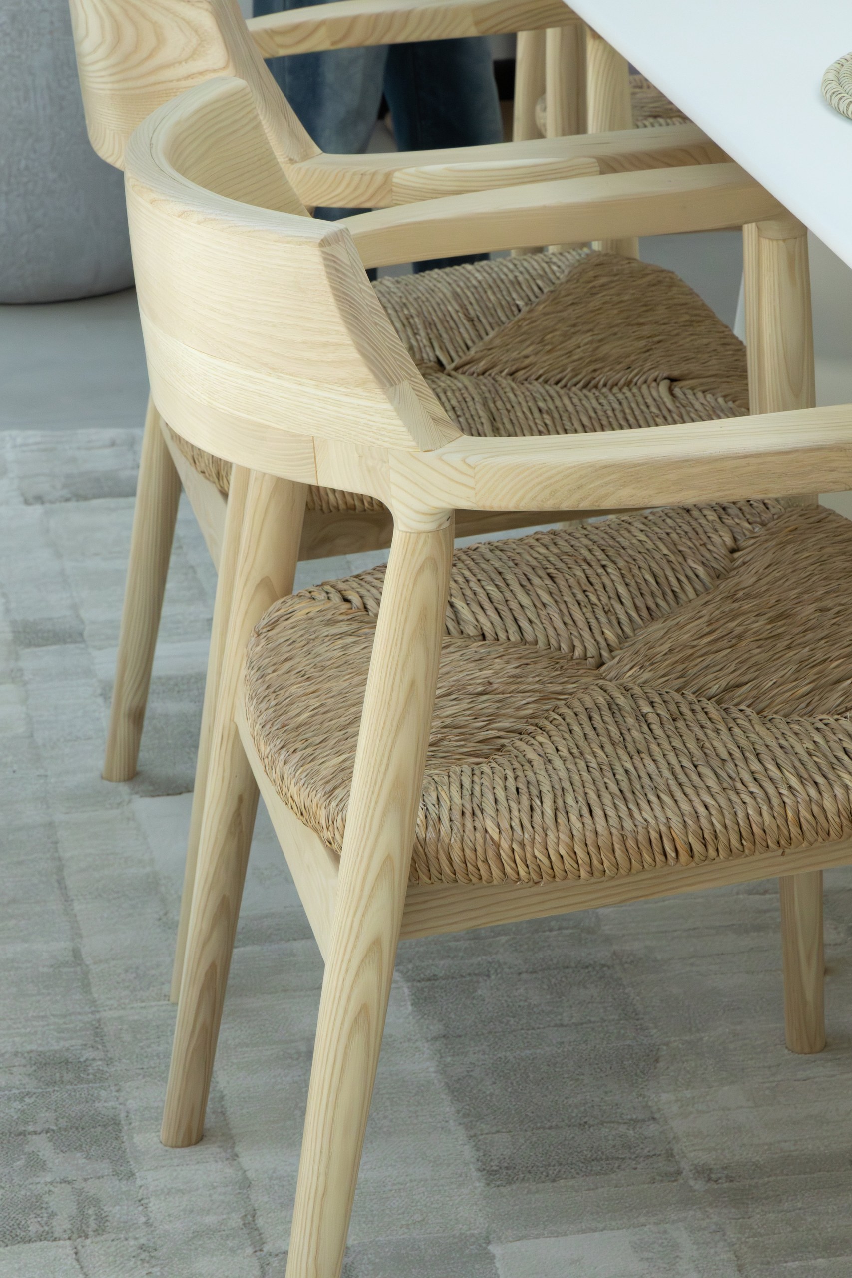 Natori Wooden Dining Chair - Image 7