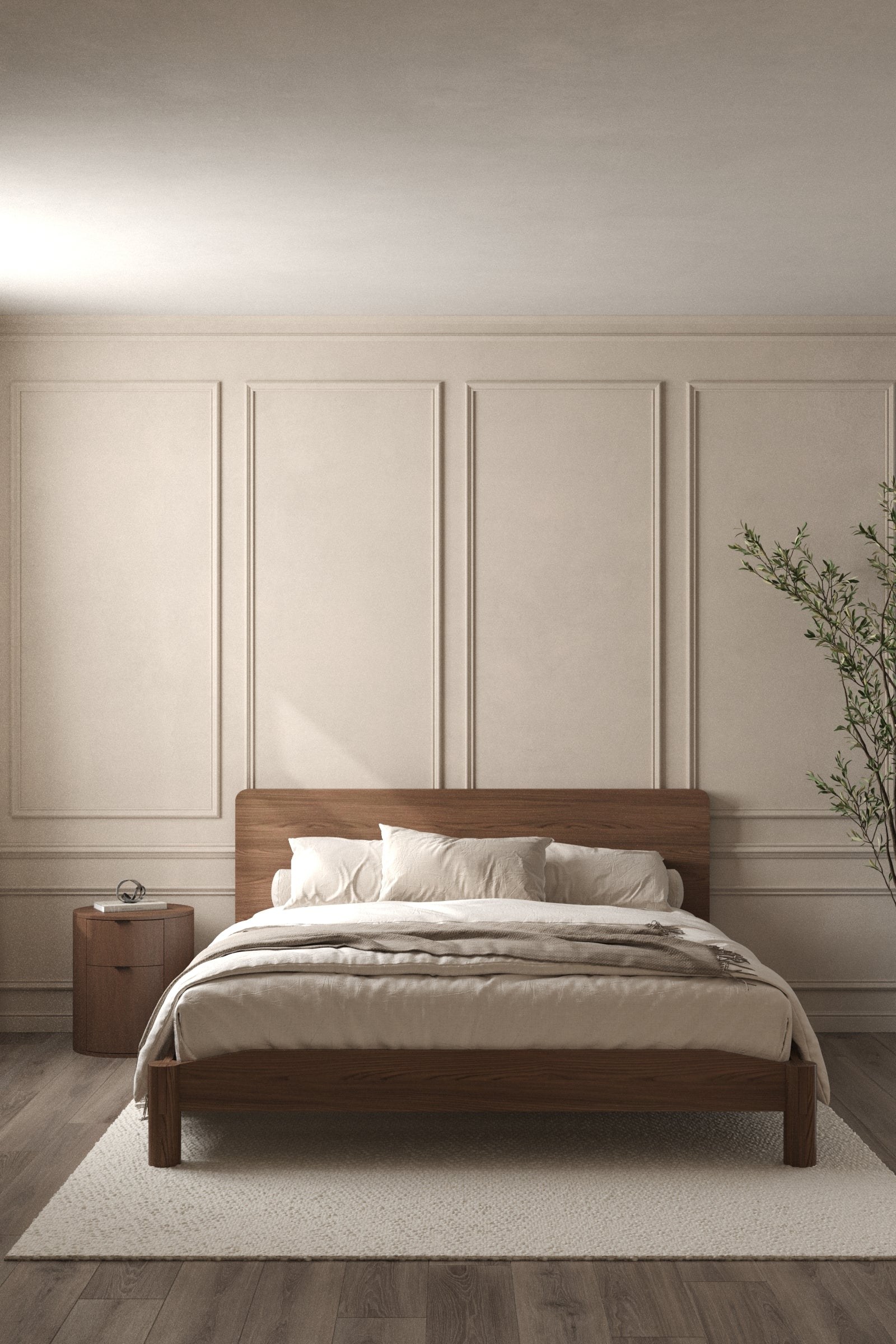 Yolanda Japanese Joinery Darkwood Bed