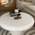 Velia Off White Microconcrete Coffee Table