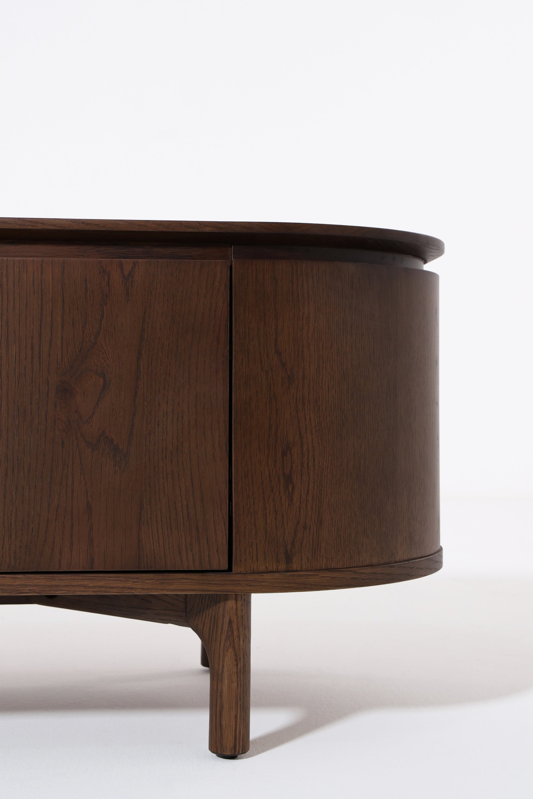 Orbique Dark Wooden TV Unit - Image 3