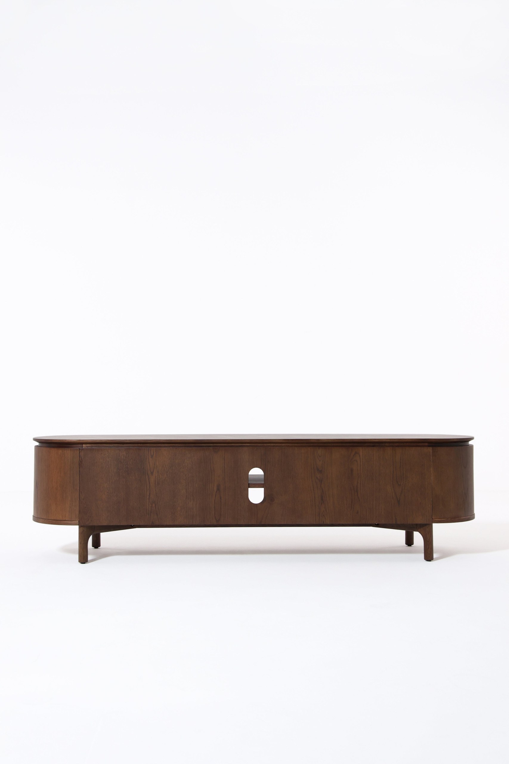 Orbique Dark Wooden TV Unit - Image 8