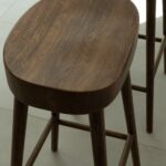 Owen Dark Wood Counter Stool