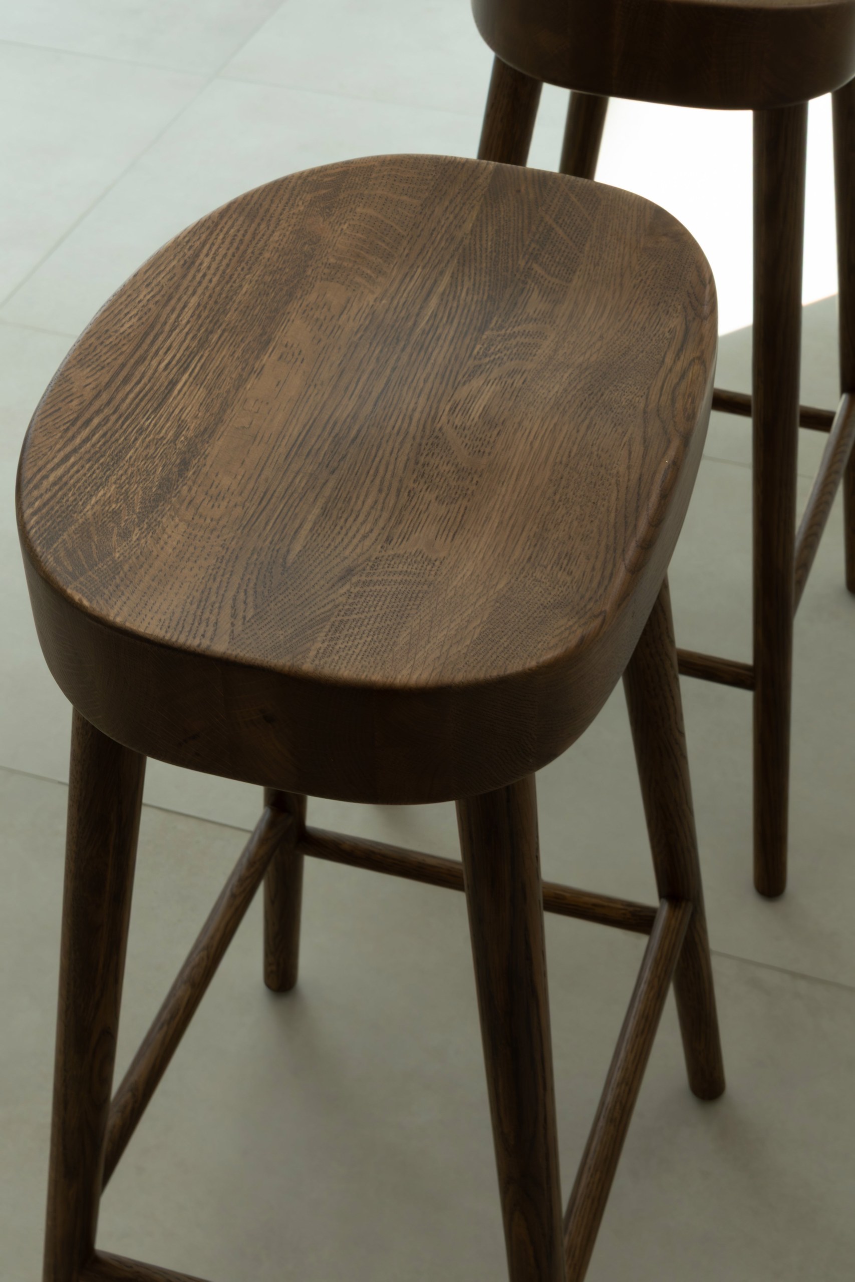 Owen Dark Wood Counter Stool - Image 5