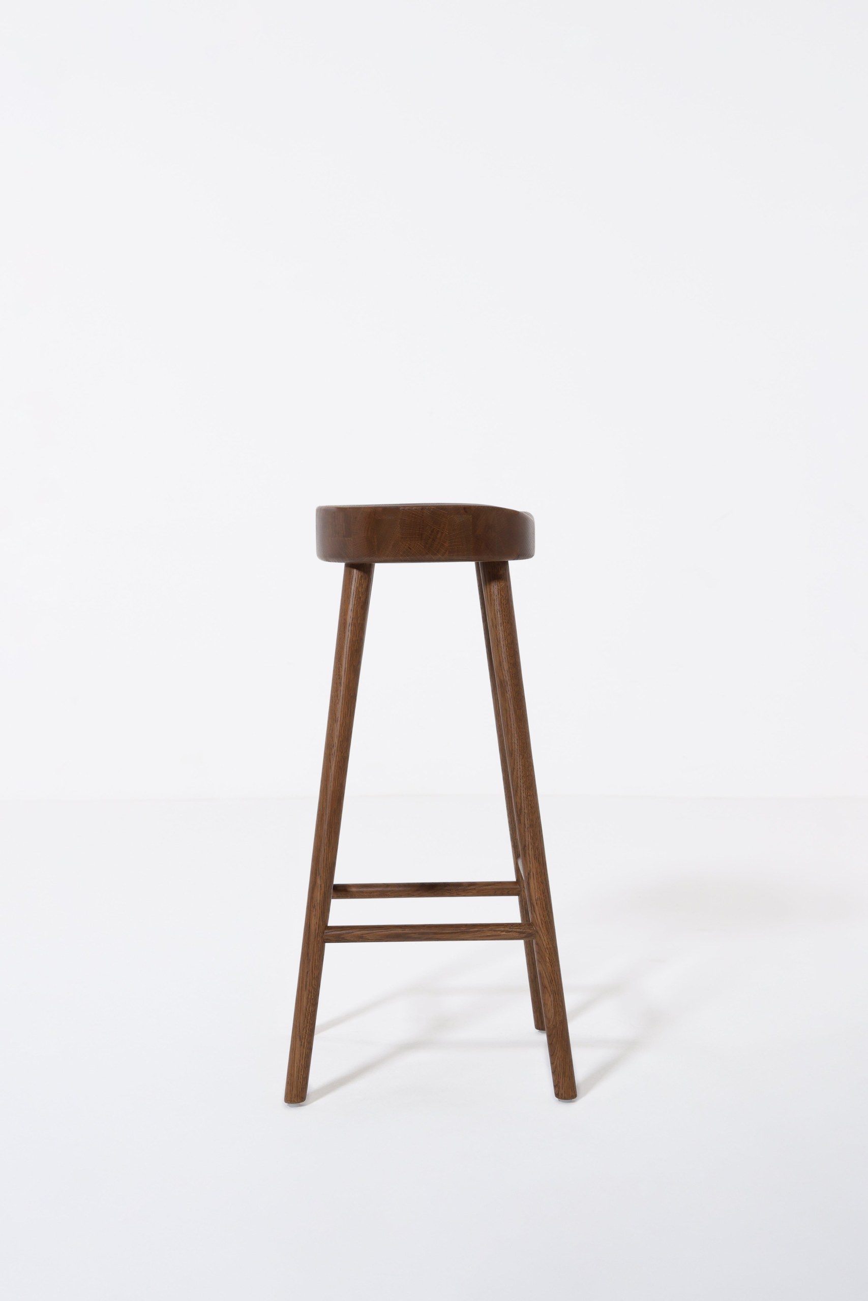 Owen Dark Wood Counter Stool - Image 8
