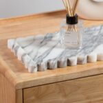 Arabescato Rectangular Fluted Edge Tray