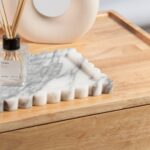 Arabescato Rectangular Fluted Edge Tray