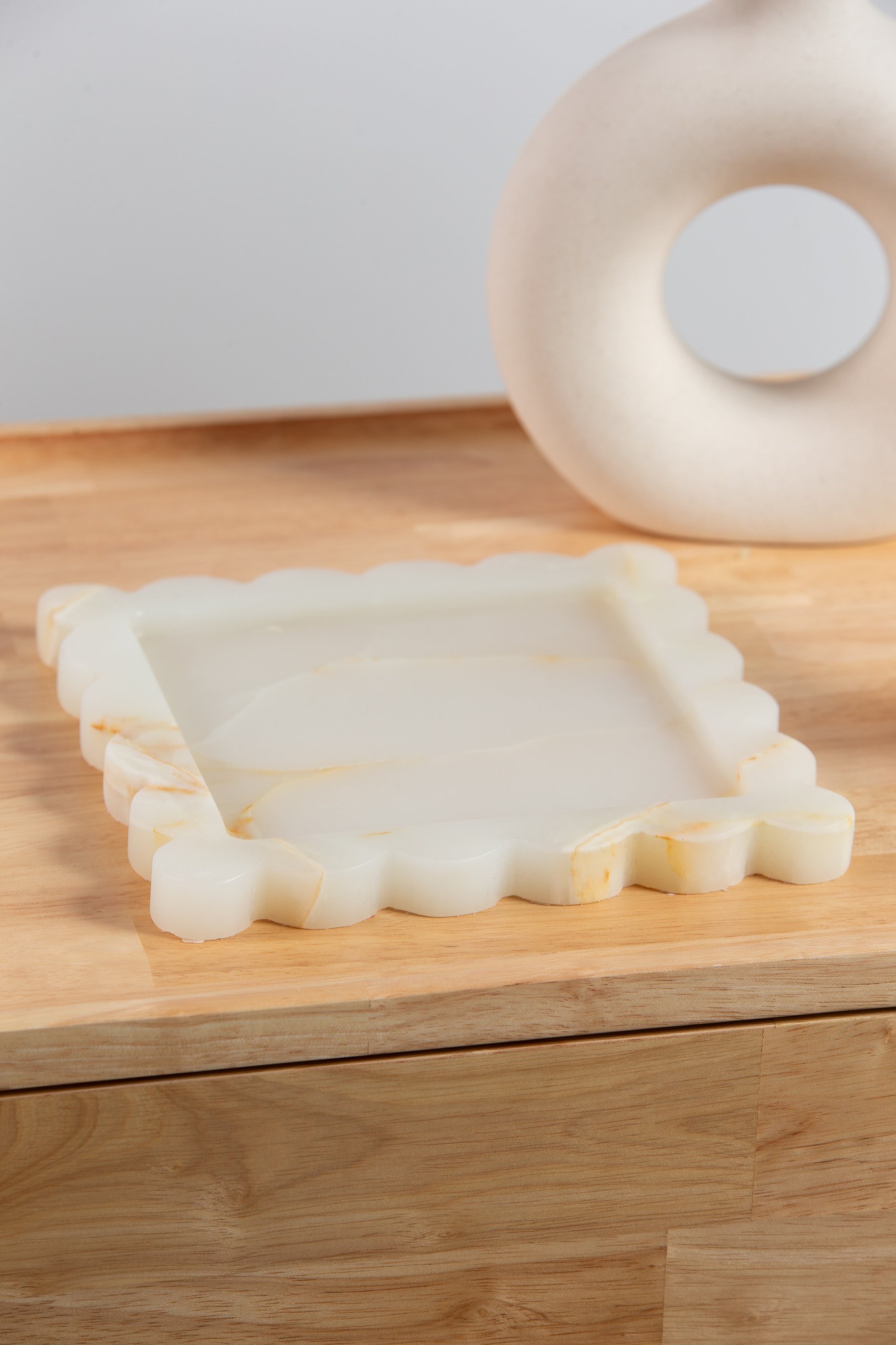 Green Onyx Decorative Tray - Image 2