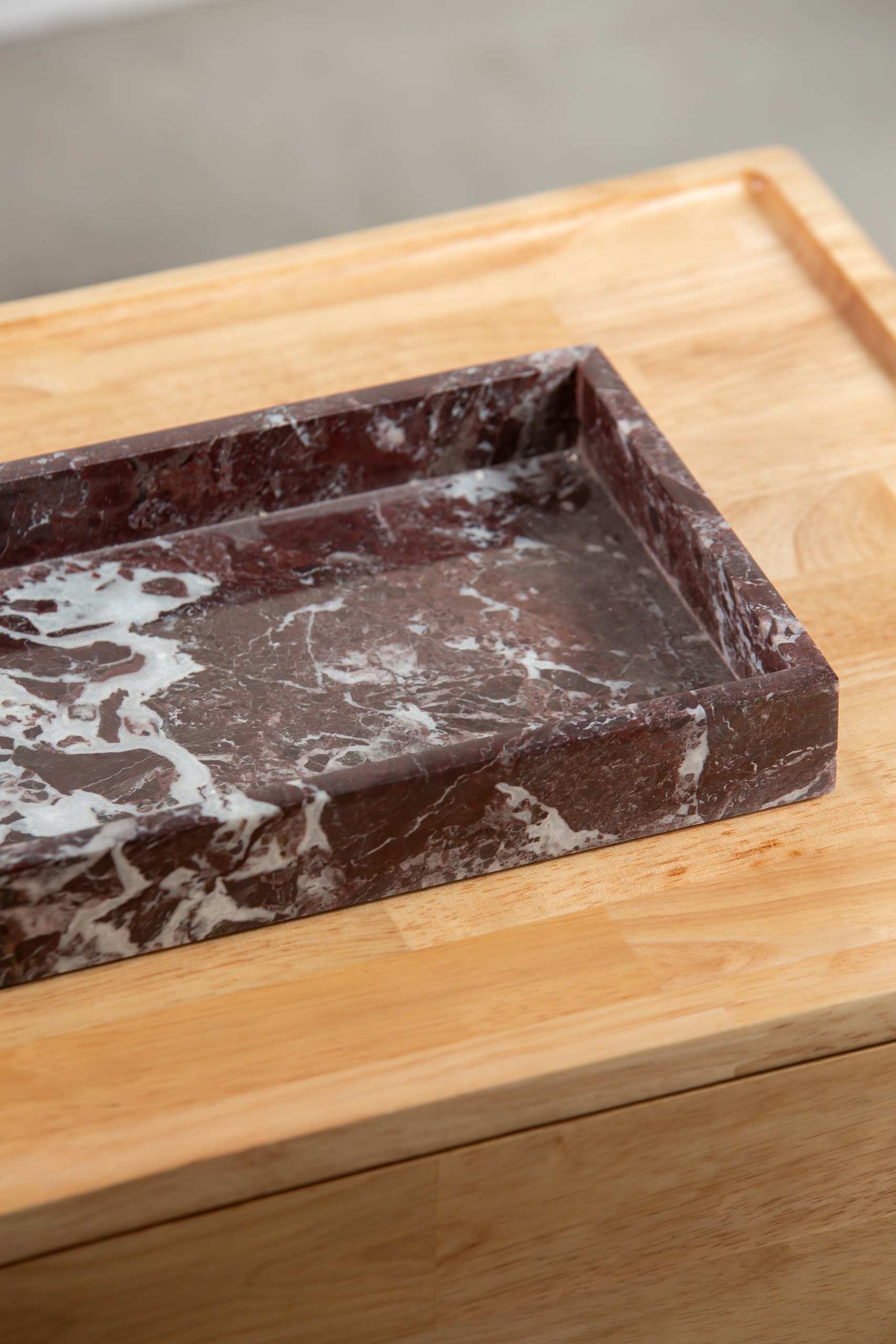 Rosso Lavento Decorative Serving Tray - Image 2