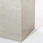 Zelda Travertine Finish Porcelain Plinth