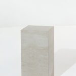 Zelda Travertine Finish Porcelain Plinth