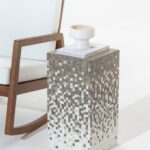 Zelda Earthy Marble Mosaic Plinth