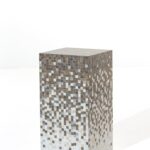 Zelda Earthy Marble Mosaic Plinth