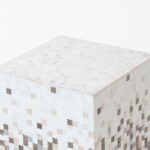 Zelda Earthy Marble Mosaic Plinth