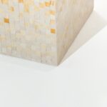 Zelda Warm Gradient Marble Mosaic Plinth