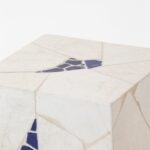 Zelda Irregular Tilework Marble Mosaic Plinth